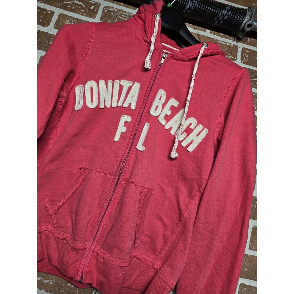 U S apparel Junior XL Hoodie Zip Up‎  Pink Sweatshirt